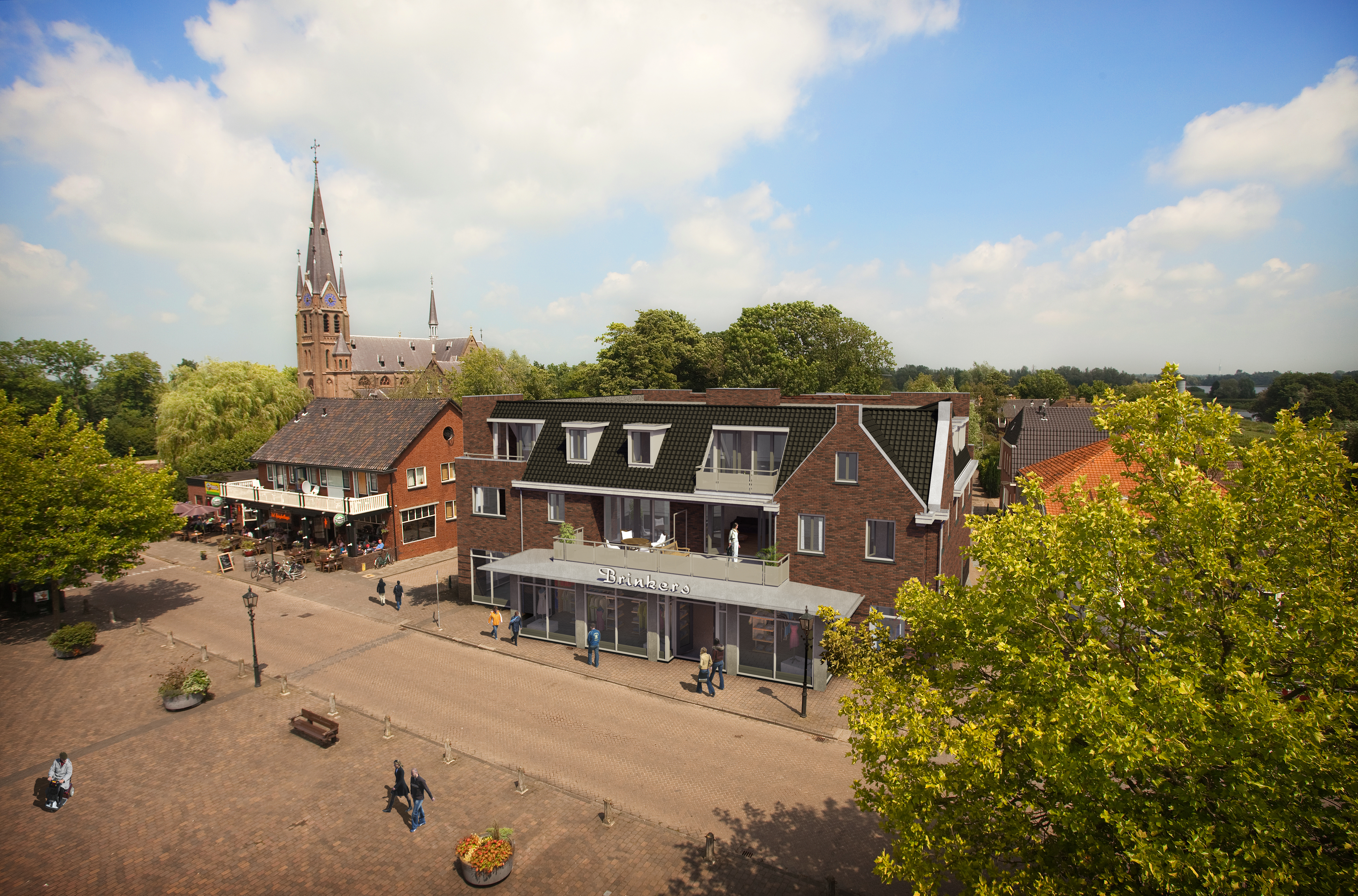Winkels en appartementen te Nederhorst den Berg