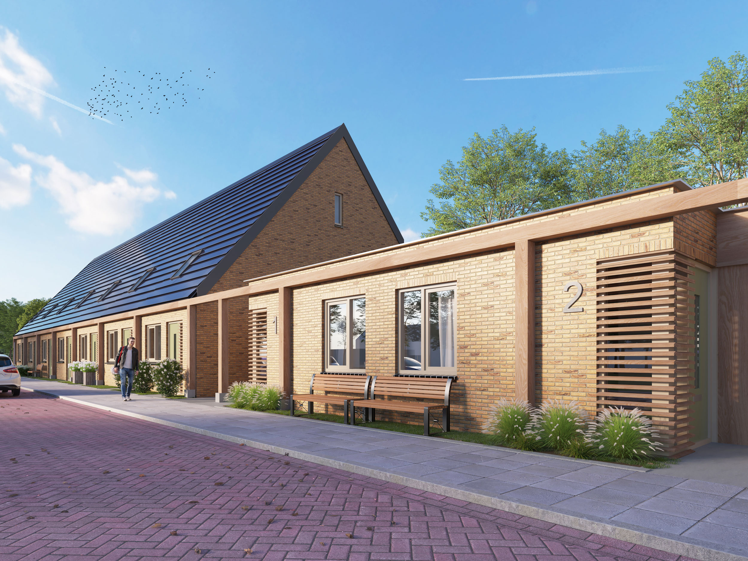 Nul-op-de-meter woningen in  Austerlitz