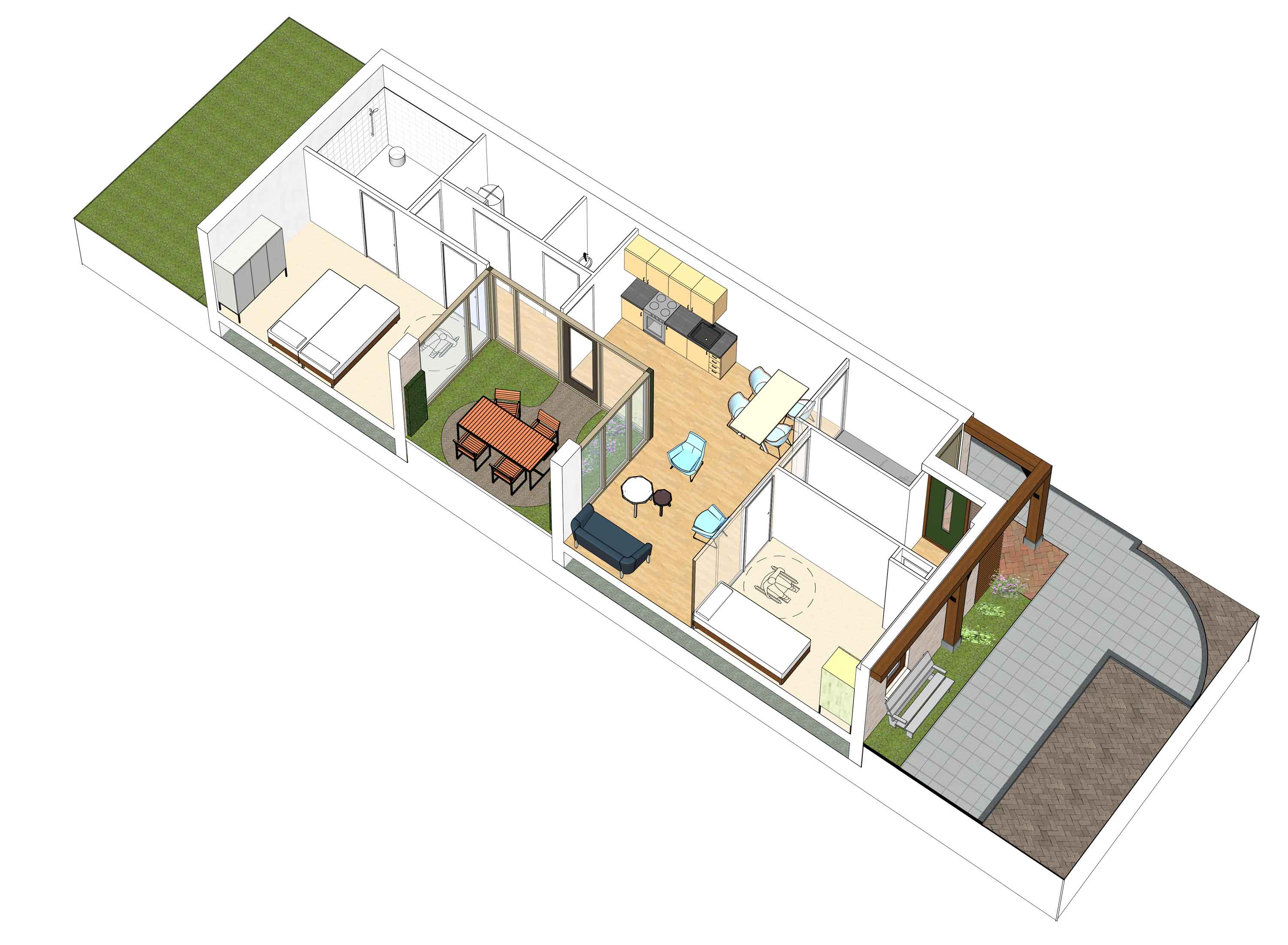 Nul-op-de-meter woningen in  Austerlitz